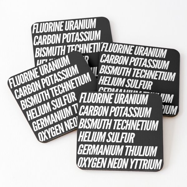 Item preview, Fluorine Uranium Carbon Potassium Bismuth Technetium Helium Sulfur Germanium Thulium Oxygen Neon Yttrium designed and sold by sam1special.