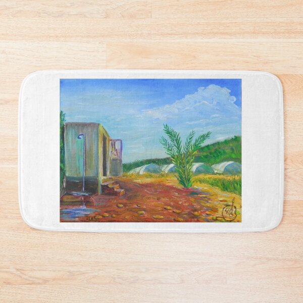 Item preview, Oil Painting - Beach Cabin in Sicily. A Beach on a Farm near Agrigento. 2015 designed and sold by Igor Pozdnyakov.