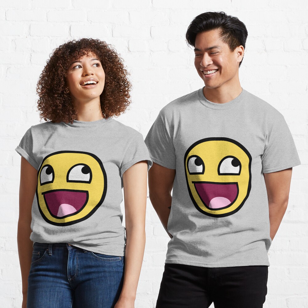 Awesome Face Epic Smiley Essential T-Shirt for Sale by Thomas Ullrich