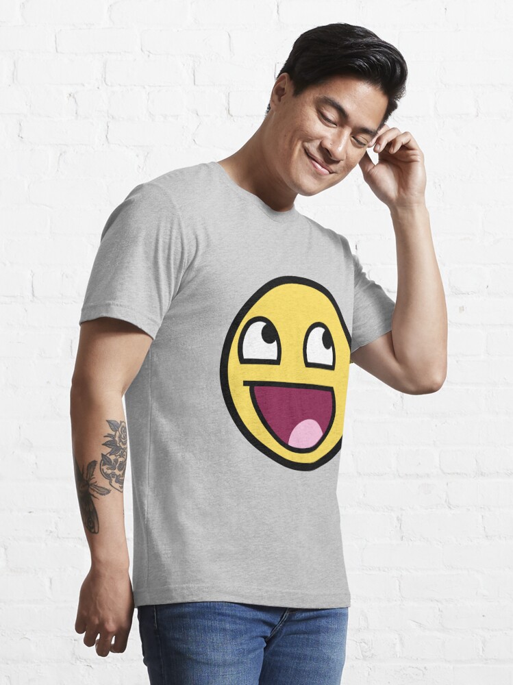 Awesome Face Epic Smiley Essential T-Shirt for Sale by Thomas Ullrich