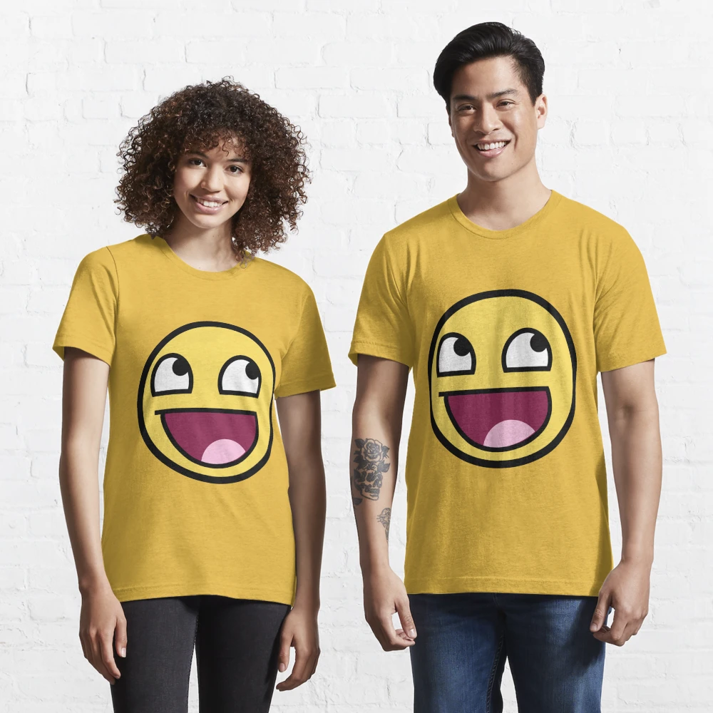 Awesome Face Epic Smiley Essential T-Shirt for Sale by Thomas Ullrich