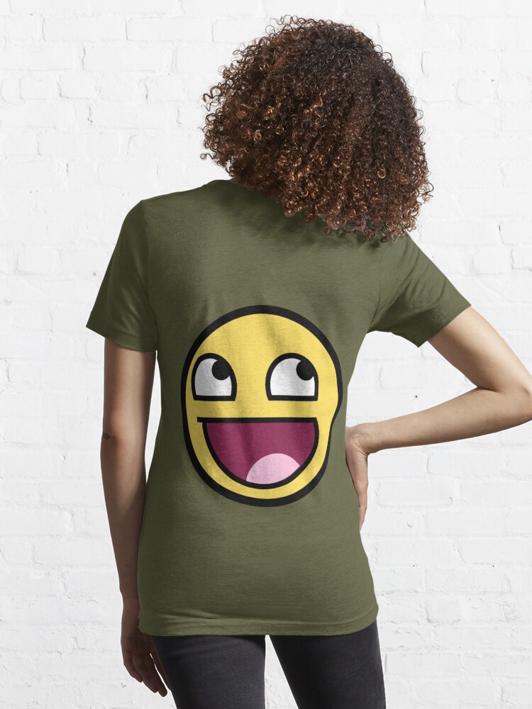 Awesome Face Epic Smiley Essential T-Shirt for Sale by Thomas Ullrich