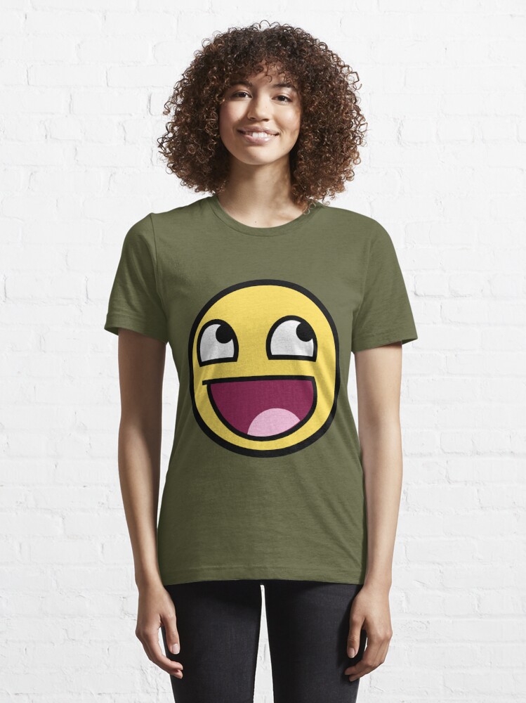 Awesome Face Epic Smiley Essential T-Shirt for Sale by Thomas Ullrich