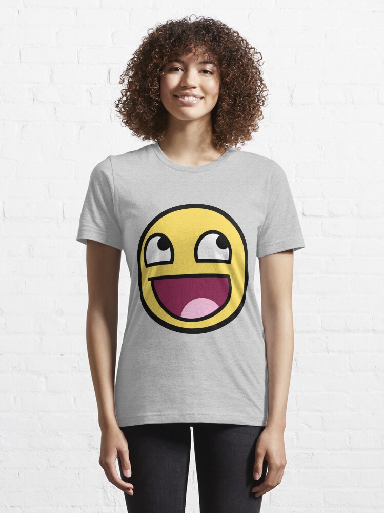 Awesome Face Epic Smiley Essential T-Shirt for Sale by Thomas Ullrich