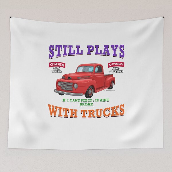 Item preview, Still Plays With Classic Car Garage Racing Hot Rod Novelty Gift designed and sold by Airbrush World.