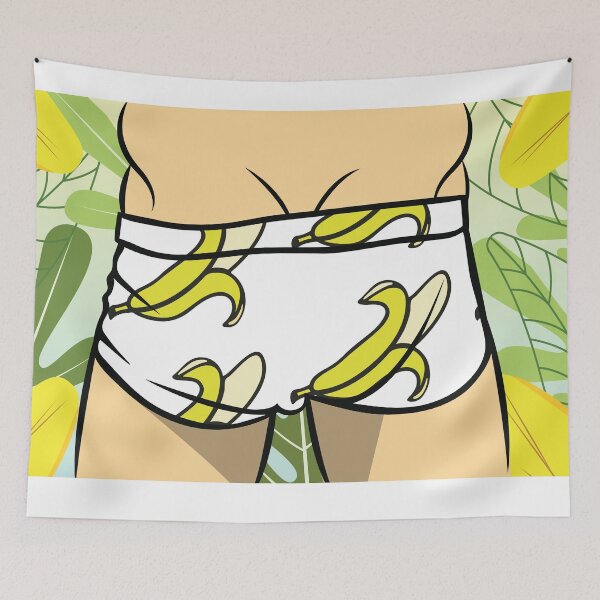 Item preview, Bananas And Jungle Speedo Trunks Gay Illustration designed and sold by jcastanedaBKLN.