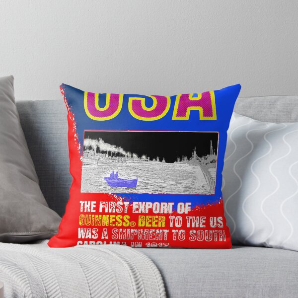 Item preview, Vintage USA beer poster - American flag - 1812 beer export shipment - beer sticker, beer decal - Beer pop art designed and sold by smooshfaceutd.