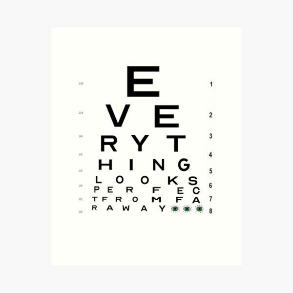 Be an Eye Candy w/ Vintage Snellen Eye Chart Designed Tie – Foxx Life  Sciences