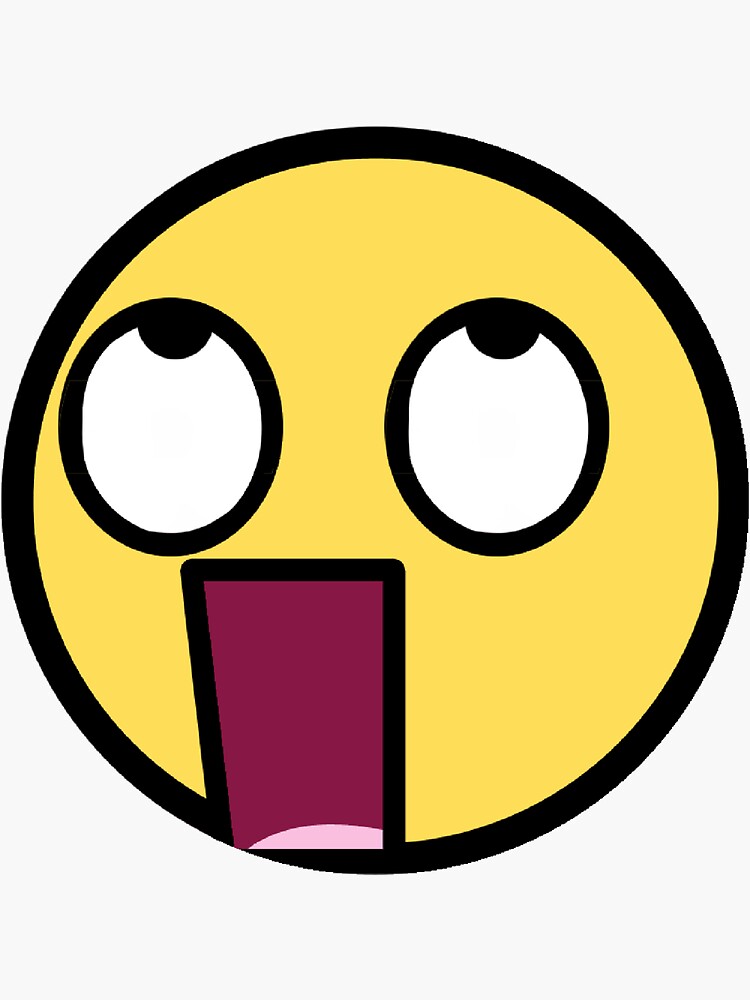 Awesome Face Epic Smiley Sticker for Sale by Thomas Ullrich