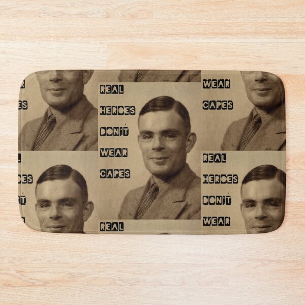 Item preview, Real Heroes Don't Wear Capes ALAN TURING designed and sold by TheMightySnail.