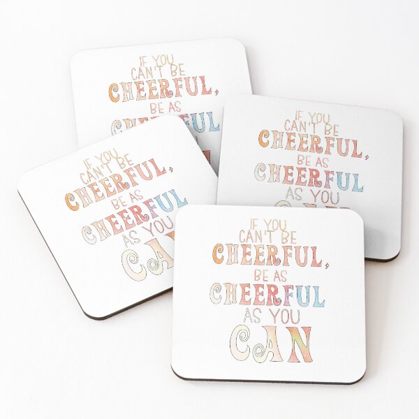 Item preview, Anne of Green Gables-Inspired "Be Cheerful" designed and sold by mulberrydragon.