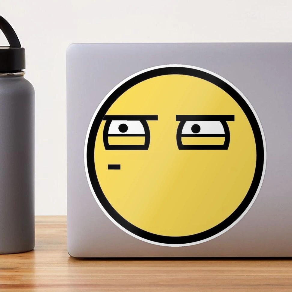 Awesome Face Epic Smiley Sticker for Sale by Thomas Ullrich