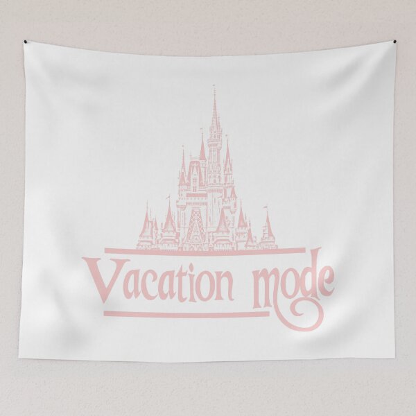 Item preview, Vacation Mode Magic Castle Millennial Pink designed and sold by FandomTrading.