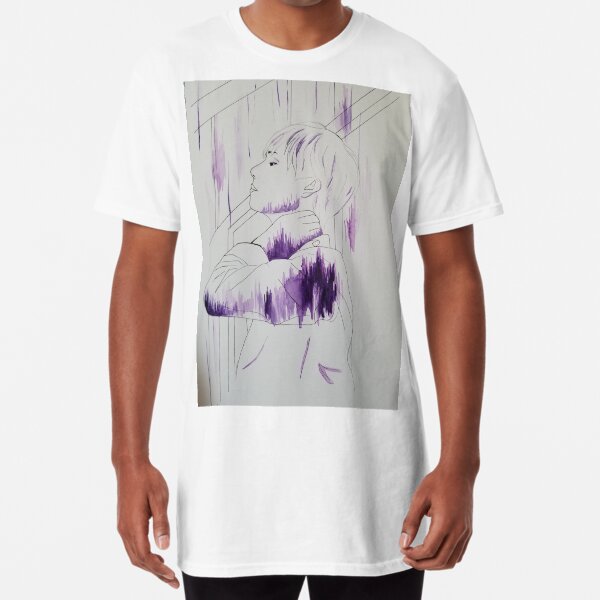 Purple Taehyung Long T-Shirt