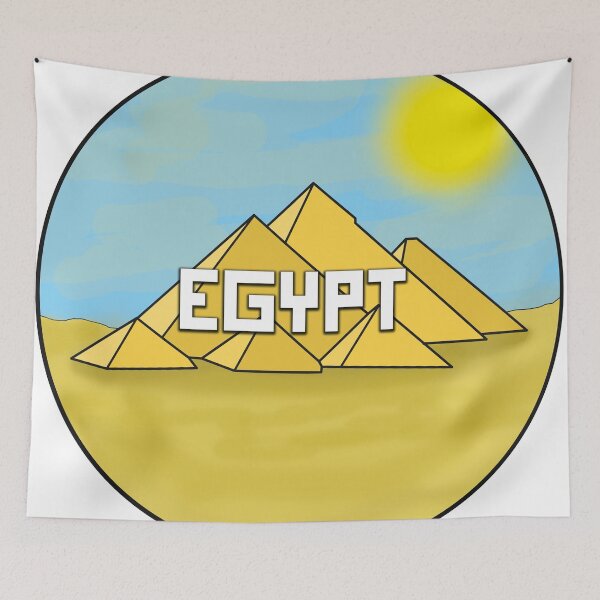 Item preview, Egypt pyramids desert designed and sold by GPCDesign.