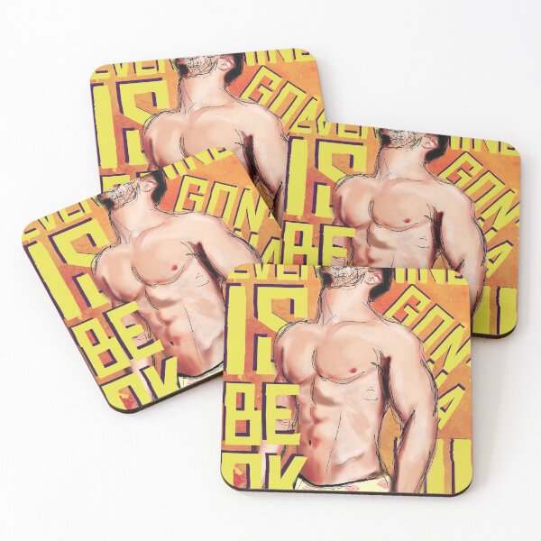 Item preview, Everything Is Going To Be Okay! Gay Art Print designed and sold by jcastanedaBKLN.