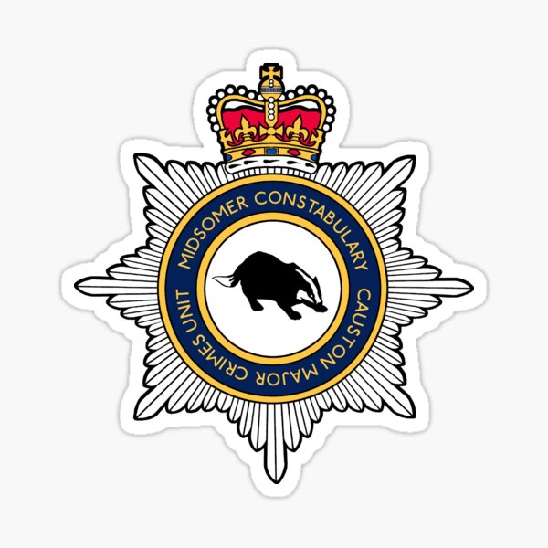 MIDSOMER CAUSTON MAJOR CRIMES UNIT Sticker