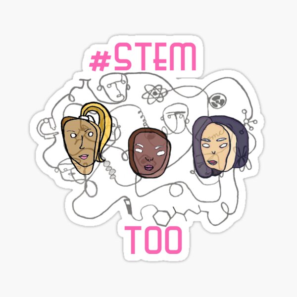 Strong Women in Science Sticker