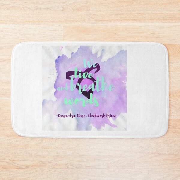 Item preview, breath words - Cassandra Clare designed and sold by inkandmadness.