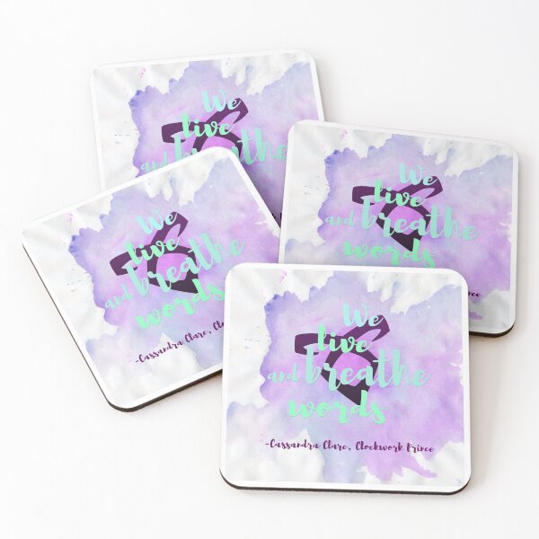 Item preview, breath words - Cassandra Clare designed and sold by inkandmadness.