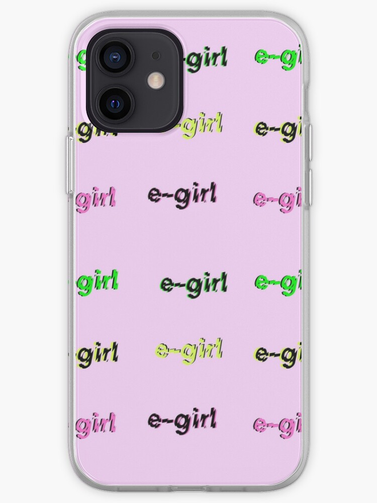 E Girl Iphone Case By Avaboo Redbubble