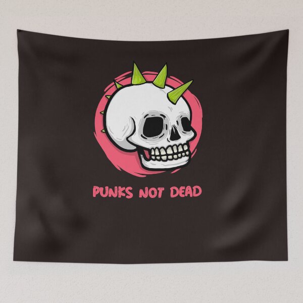 Item preview, Punk motif of the 80s Punk Rock Punks not dead designed and sold by MoTeesMo.