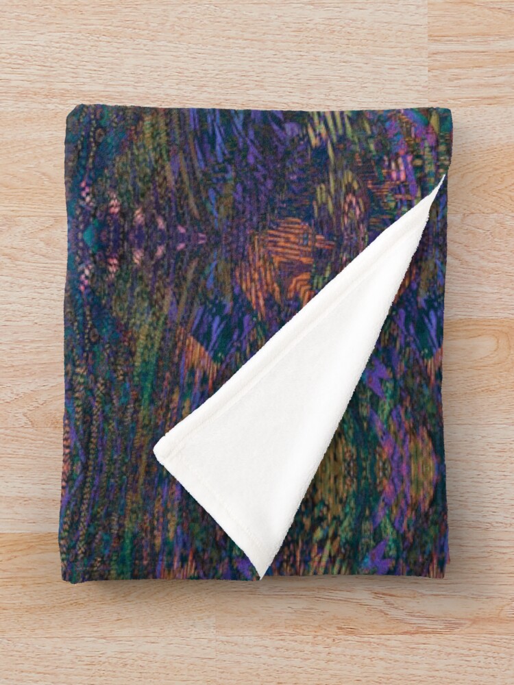 Thumbnail 3 of 6, Throw Blanket, Mirror Pattern. Large. designed and sold by MindTravel.