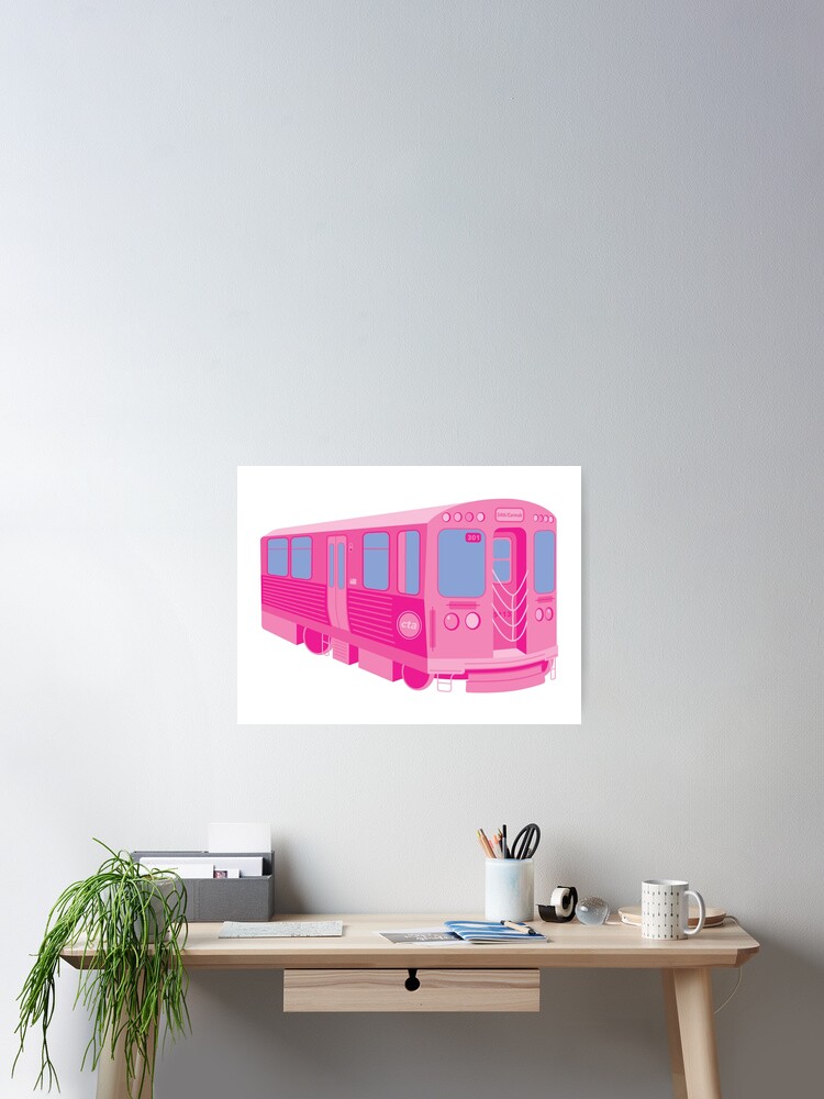 CTA Pink Line Poster
