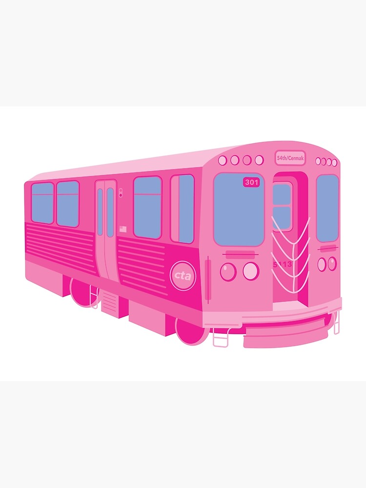 CTA Pink Line Poster