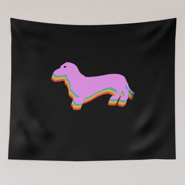 Item preview, Dackel Regenbogen designed and sold by blankshirt.