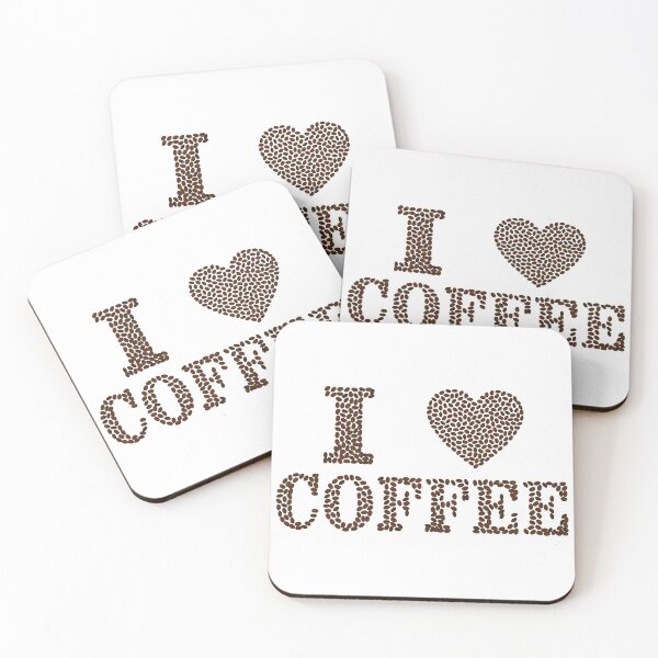 Item preview, I Love Coffee Heart and Beans designed and sold by DanLopesMerch.