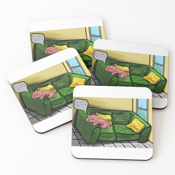 Item preview, Cartoon dog sleep designed and sold by Caarvroomvroom.