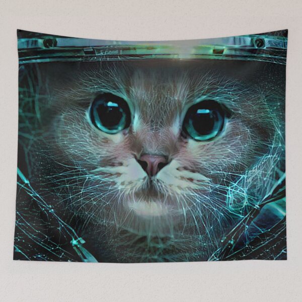 Item preview, A Kitten's Dream of Spaceflight designed and sold by Alyxandre.