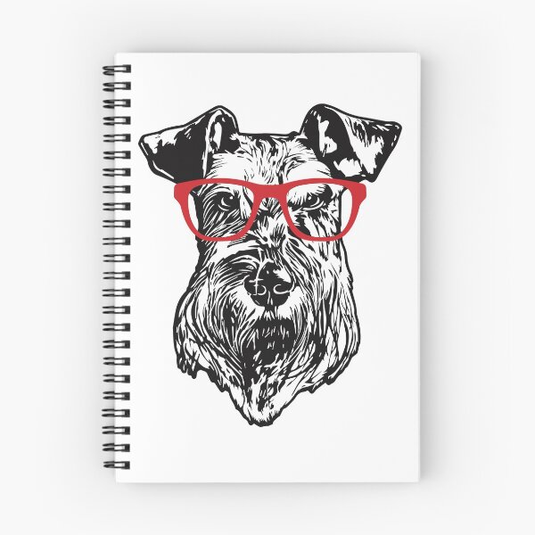 Item preview, Cool Schnauzer Nerd with Red Glasses T-Shirt designed and sold by dee-lirious.