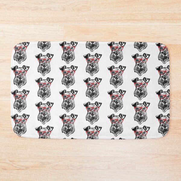 Item preview, Cool Schnauzer Nerd with Red Glasses T-Shirt designed and sold by dee-lirious.