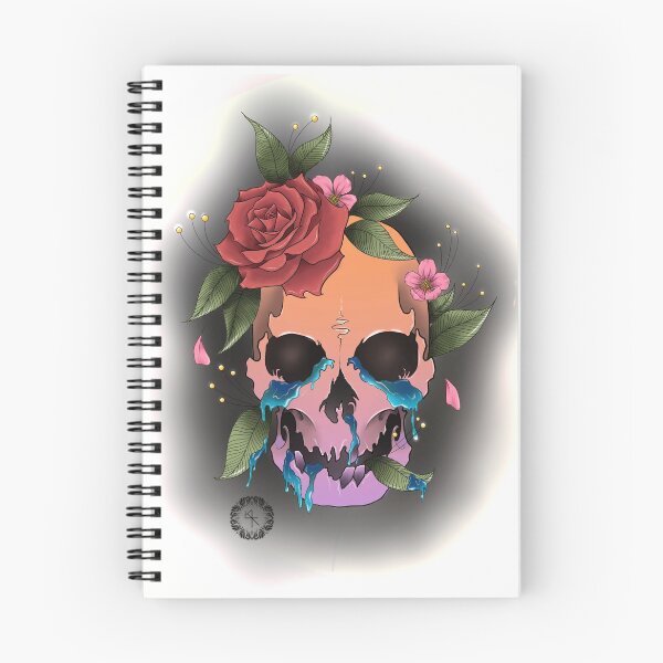 Item preview, Dripping skull designed and sold by KerrylouuTattoo.