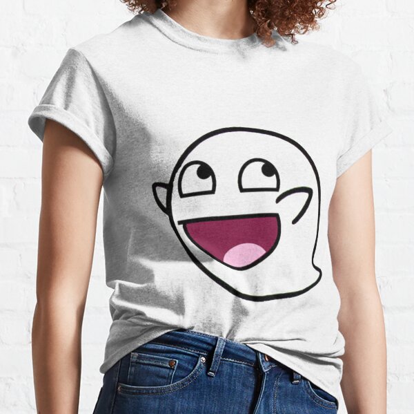 Epic Face Shirt Sticker for Sale by Cosmo Harbison