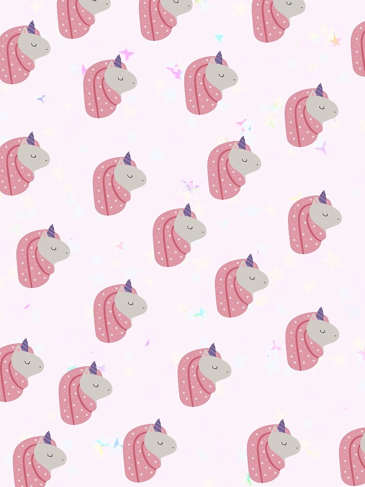 Thumbnail 3 of 3, Scarf, Unicorns designed and sold by Rusembell.