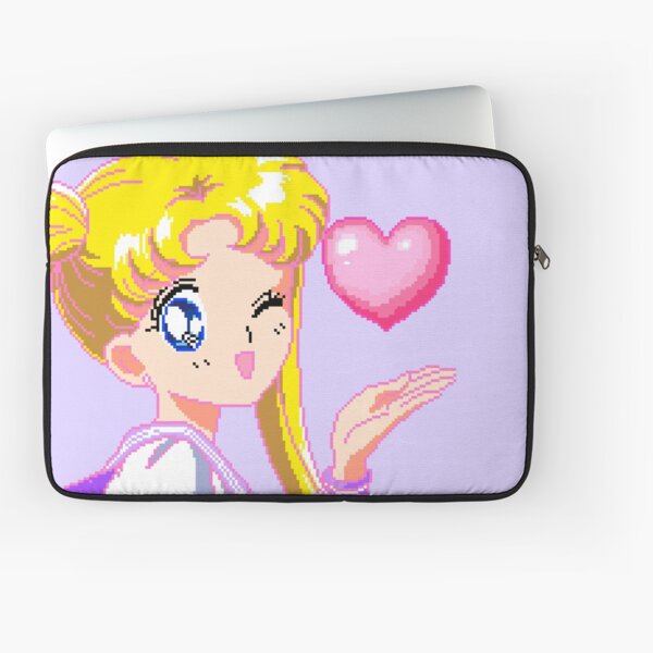 Kawaii Sailor Moon Pixel Laptop Sleeve