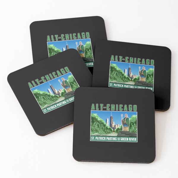 Item preview, St. Patrick's Day Passover Green Chicago River Fun Crossing designed and sold by twHistory.