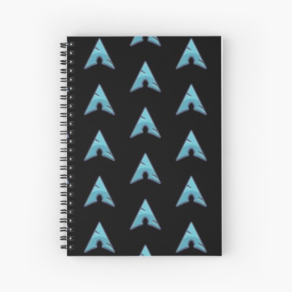 Arch Linux Pixel Art Spiral Notebook