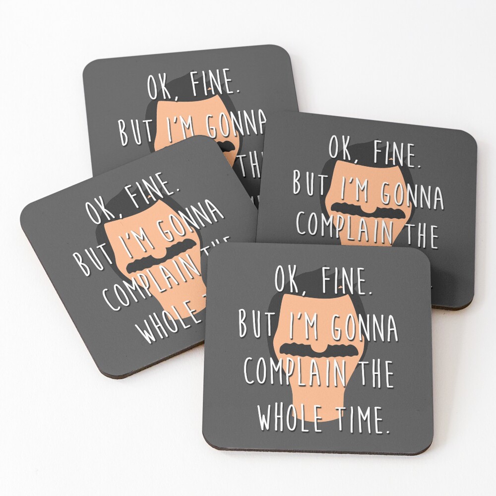 ok fine Coasters (Set of 4)