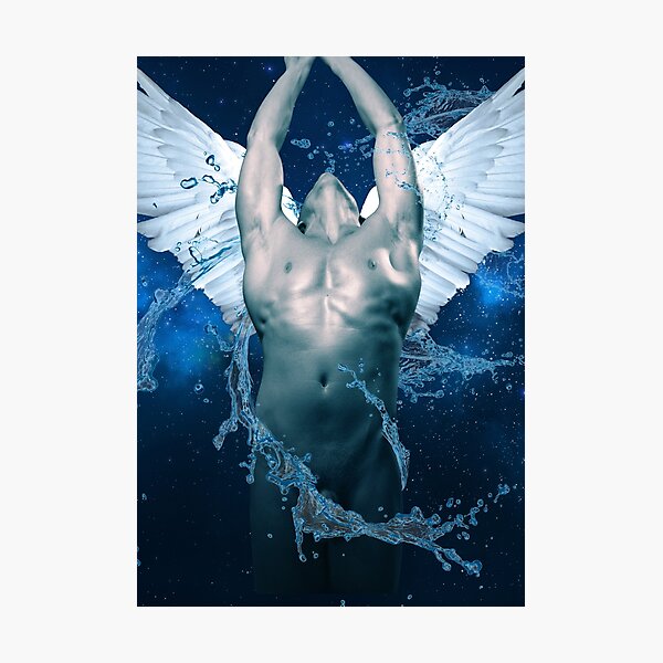 blue angel Photographic Print