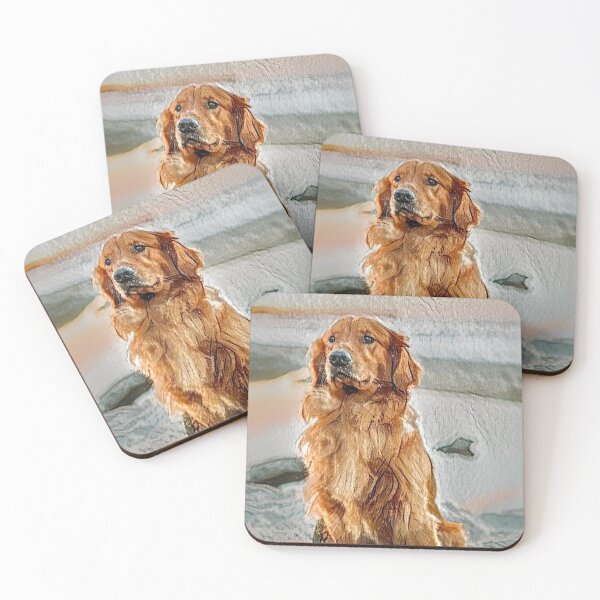 Item preview, Colored Pencil Beach Dog designed and sold by Alyxandre.
