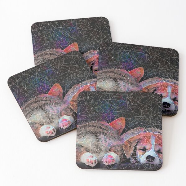Item preview, Digital Mosaic Corgis designed and sold by Alyxandre.