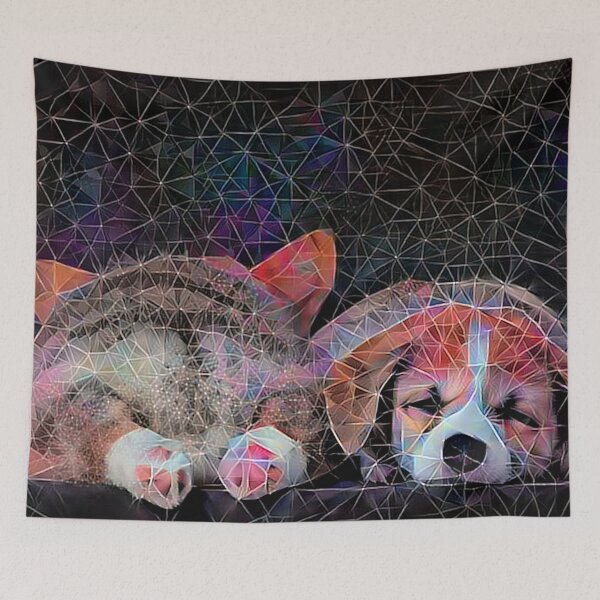 Item preview, Digital Mosaic Corgis designed and sold by Alyxandre.
