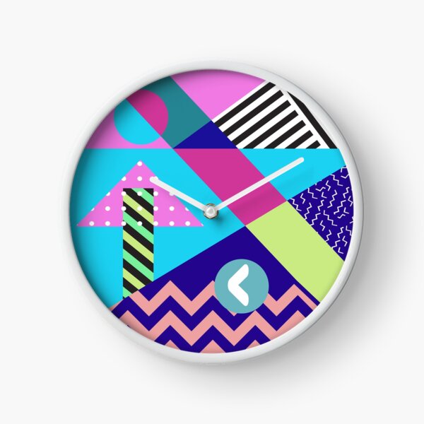 80s ポストモダン CITIZEN デスククロック Memphisデザイン