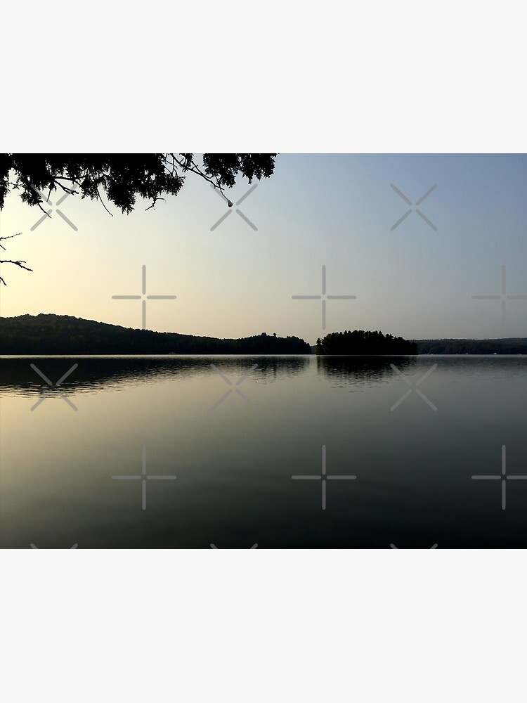 Calm Cottage Lake at Dawn, Sunrise With Islands by kpander