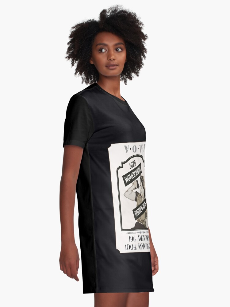 womens graphic t shirt dress