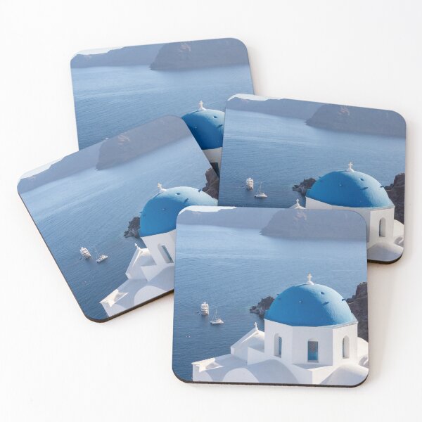 Item preview, Blue domed white building. designed and sold by Anne Scantlebury.